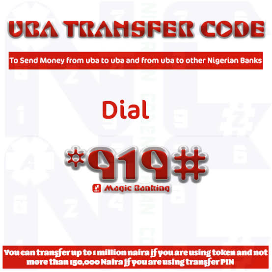 UBA Transfer Code