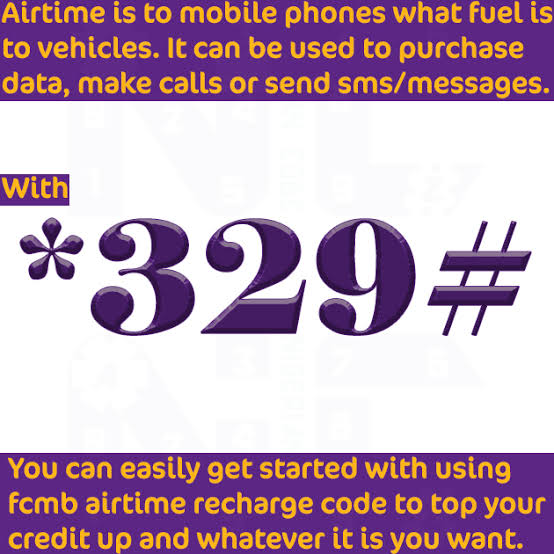 fcmb recharge code