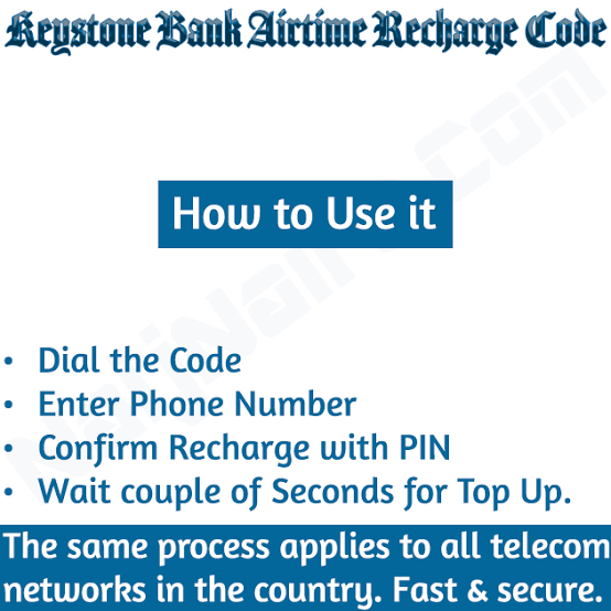 Keystone Bank Recharge Code