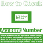 How To Check Heritage Bank Account Number On Phone