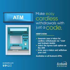 Ecobank Cardless Withdrawal