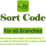 unity bank sort code