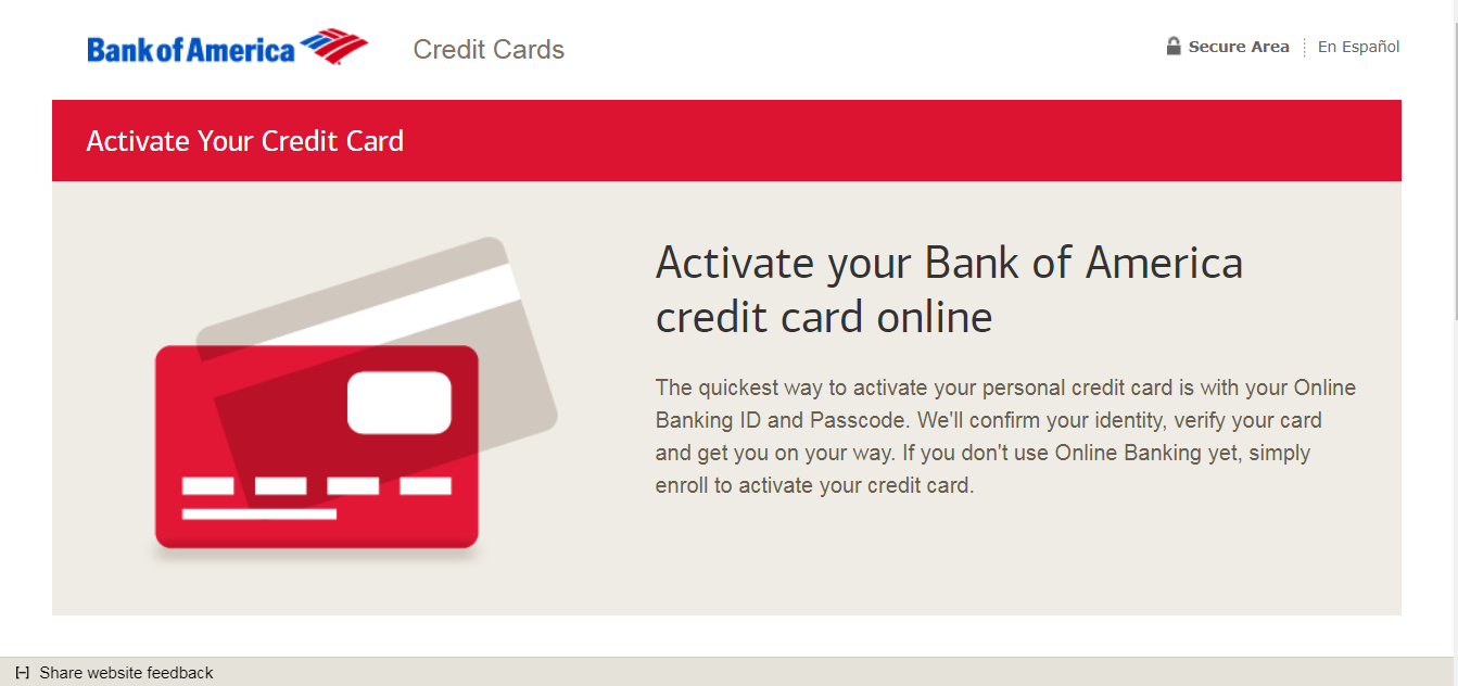 How To Activate Bank Of America Debit Card online