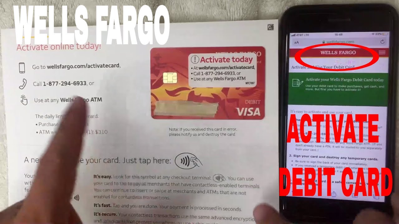 How To Activate Wells Fargo Debit Card