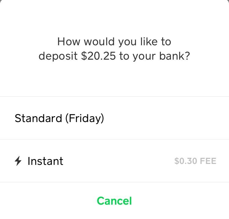 Cash App Instant Deposit