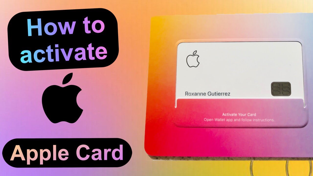How To Activate An Apple Card