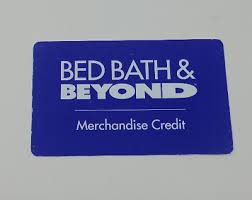 bed bath and beyond credit card