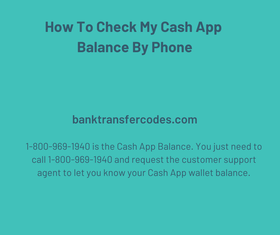 How To Check My Cash App Balance By Phone