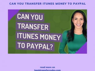 Can you Transfer Itunes Money to Paypal