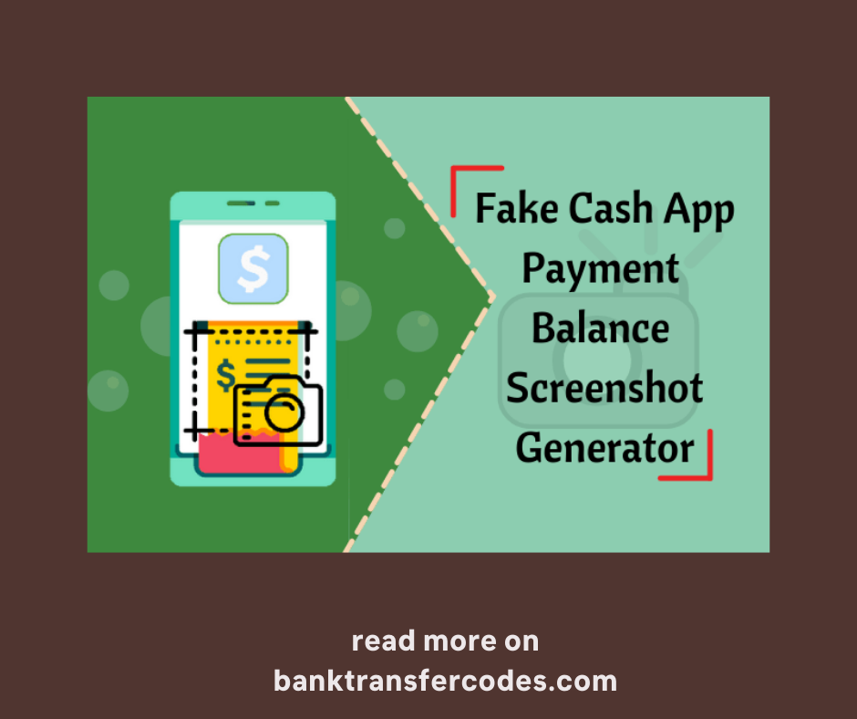 Fake Cash App Screenshot Generator