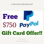 Is 750 Paypal Reward Legit