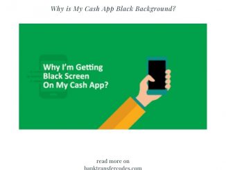Why is My Cash App Black Background?