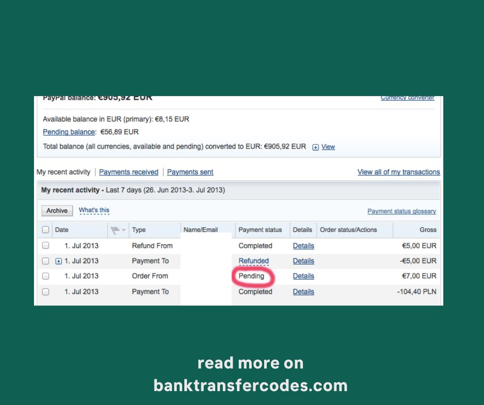How To Check Pending Deposits PayPal