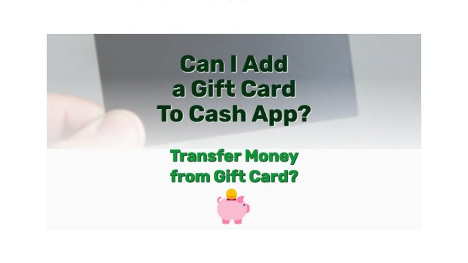 How to Add Gift Card Money to Cash App