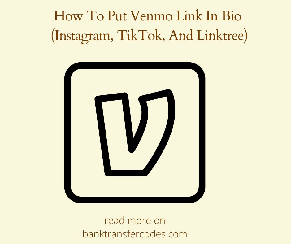 How To Put Venmo Link In Bio