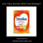 Can I Buy Similac With Food Stamps