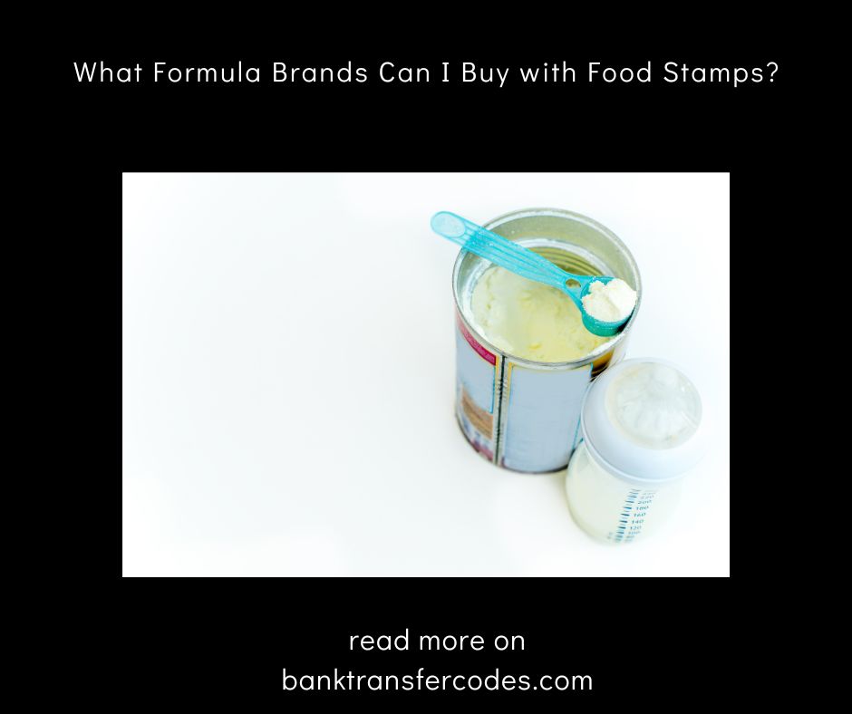 What Formula Brands Can I Buy with Food Stamps?